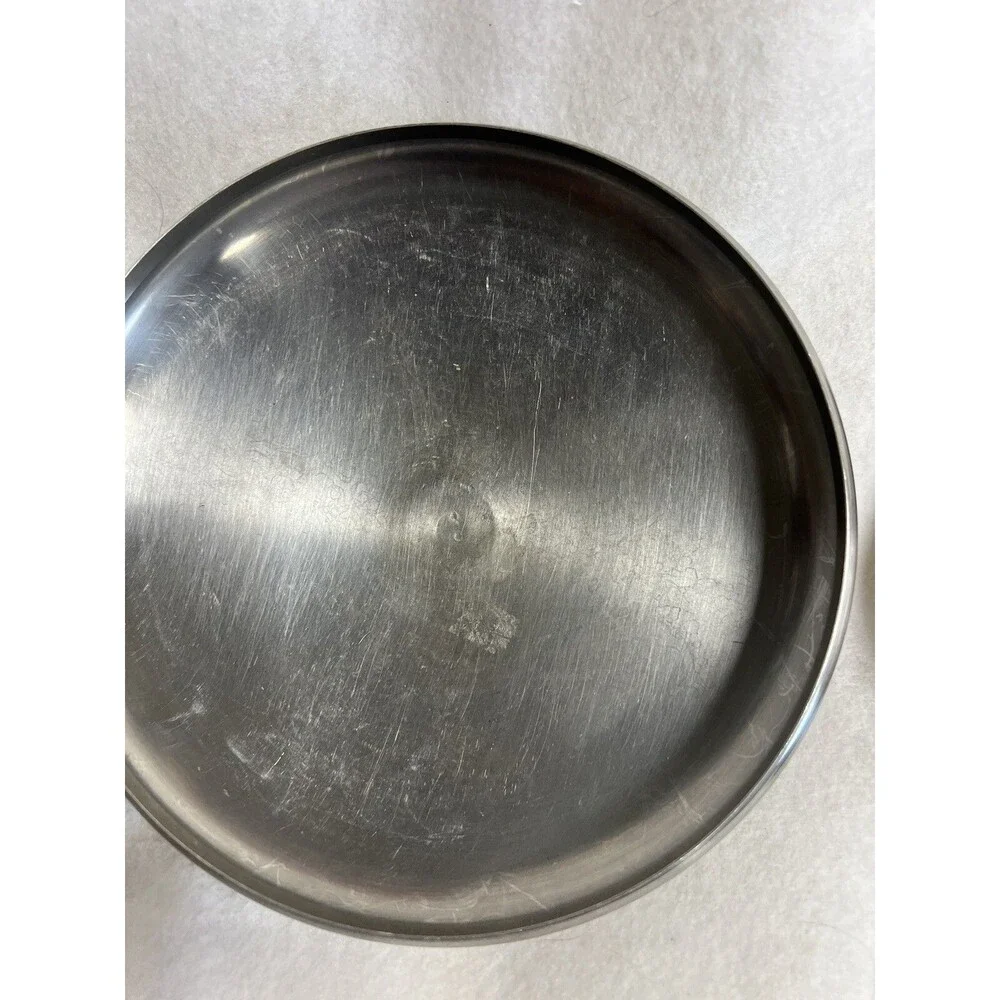 VTG Revere Ware Stainless Steel Saucepan Lid Skillet Lid